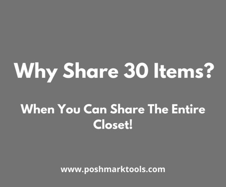 Why NOT to use the 30 Minute Method on Poshmark