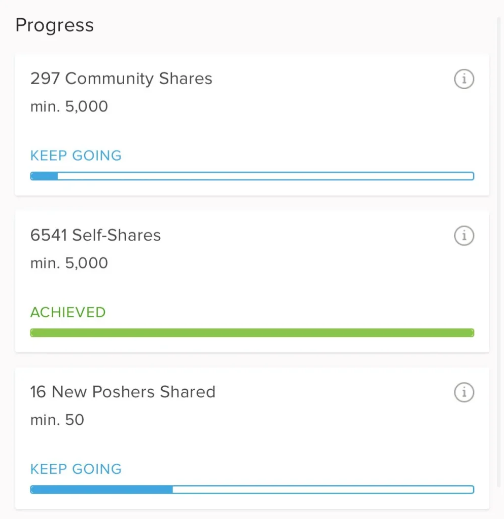 Community Shares on Poshmark